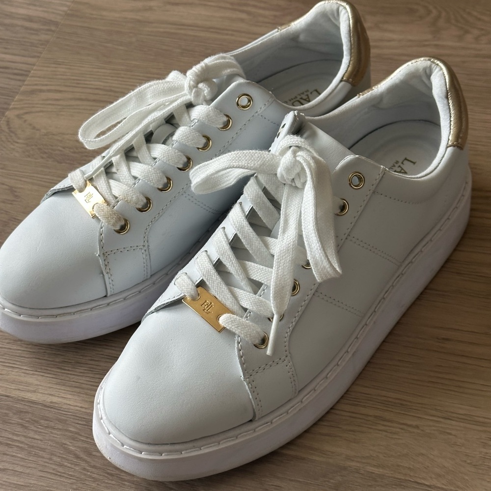 Lauren Ralph Lauren White Sneakers